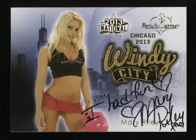 2013 Benchwarmer National Chicago Windy City Mary Riley AUTO • $5.86