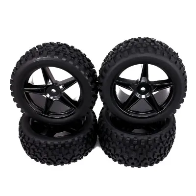 $25.99 • Buy RCAWD 4pcs 12mm Hex Short Course Truck Tires Wheel For HPI 1/10 RC Buggy 