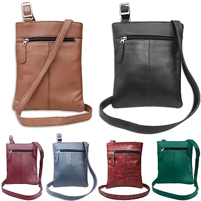 Ladies New Small Soft Leather Handbags Women Crossbody Shoulder Travel Purse Bag • £12.39