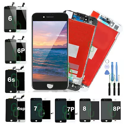 For IPhone 8 7 6S 6 Plus 5S SE Screen Replacement LCD Display 3D Touch Digitizer • £12.91