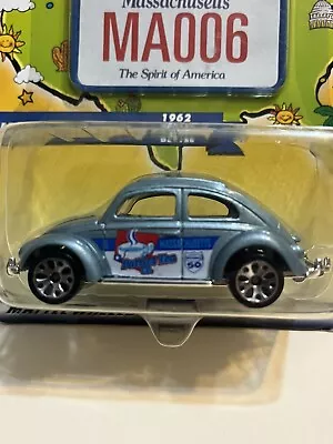 2001 1962 VW Beetle Massachusetts Matchbox Across America FREE SHIPPING NEW • $15