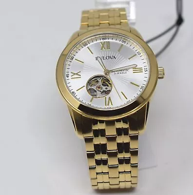 Bulova Men's Automatic Gold Tone Bracelet Watch • £249