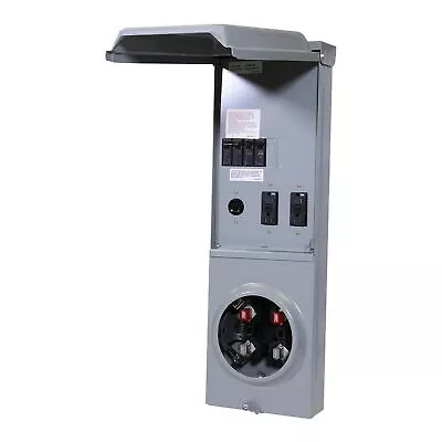 $399 • Buy 100 Amp 20 AMP GFI Combination Breaker Ringless Meter Socket Load Center RV UNDE