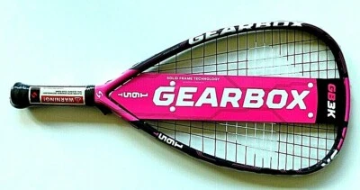 $234.99 • Buy GEARBOX GB3K Racquetball Racquet - Pink 165T Teardrop Form 3 5/8     NEW 