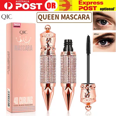 AU 4D Silk Fibre Mascara Curl Eyelash Waterproof Extension Volume Long Lasting • $12.99