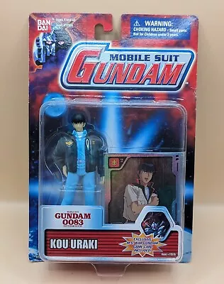 NEW 2001 Vintage Bandai Mobile Suit Gundam Action Figure Kou Uraki 0083 HTF  • $44.99