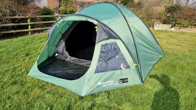 Eurohike Cairns 4 DLX Nightfall 4 Berth Festival Camping Tent Hiking Backpacking • £89.99