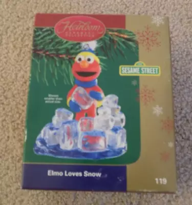 Carlton Cards Sesame Street Elmo Loves Snow Ornament--FREE SHIPPING! • $10.16