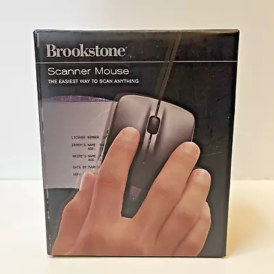 Brookstone Scanner Mouse Easiest Way To Scan Anything OCR Technology New Nob • $18.88