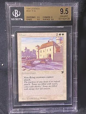 Moat - BGS 9.5 #11824129 Graded - Legends - MTG Seattle • $2193