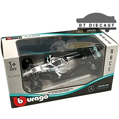 Bburago Mercedes Benz Amg Formula F 1 W07 Hybro 1/43 #44 Lewis Hamilton 38026 • $9.55