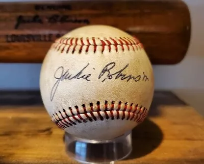 Jackie Robinson - 1940's Signed Baseball - Beautiful High Quality Replica • $200