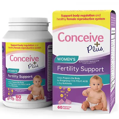 Conceive Plus Women's Fertility Support - 60 Vegetarian Capsules • £19.95