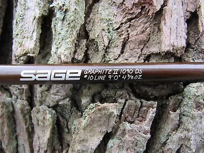 Sage DS 1090 Graphite II Fly Rod  9’ 10wt. W/ Tube And Sock • $269