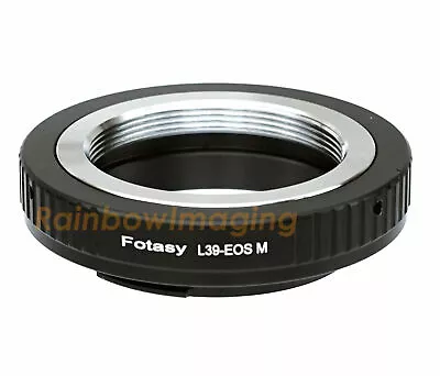 Leica M39 39mm Lens To Canon EOS M Mirrorless Camera M5 M6 II M50 M100 Adapter • $9.16