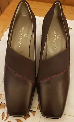 £19.95 • Buy Lovely New 'Jaime Mascaro, Brown, Calf Leather Court Shoes Size Euro 38C (uk 5