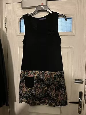 Joe Browns Ladies Black Sleeveless Tapestry Dress Size 12 • £4