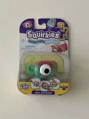 Little Live Pets Squirkies Fidget Curly Chameleon PINK TOP *NEW SEALED* • $9.99