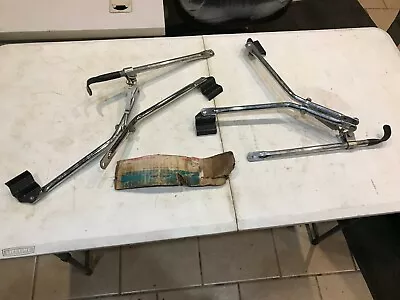 $169.99 • Buy NOS Vintage Chevy Passenger Car Trailering Mirror Bracket Mounts Door Tow 03AA1