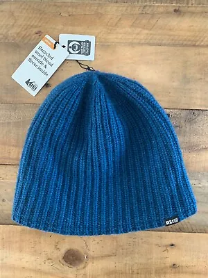 REI Co-Op Wool Blend Deep Marine Blue Beanie Unisex New With Tags • $20