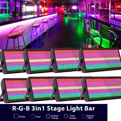 200W 768LED Stage Beam Strobe Light Wall Wash Light DJ Lighting Club Party US • $289.99