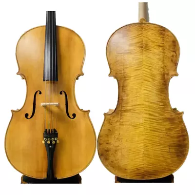 Strad Style Song Brand  Hand-made Maestro Cello 1/2flamed Maple Back #15227 • $809.10