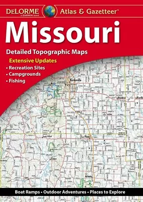 Delorme Atlas & Gazetteer: Missouri • $17.25