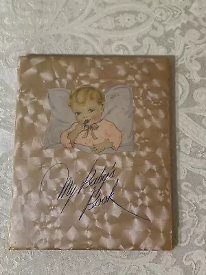 Vintage 1940's  My Babys  Pink Baby Book & Babys Birth Record Ephemera Easton PA • $19.99