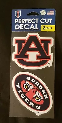 Auburn Tigers Perfect Cut Decal 2 Pack NCAA WinCraft NEW! FREE SHIPPING  • $4.95