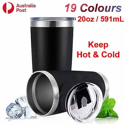 $26 • Buy Insulated Travel Coffee Mug Beer Cup Thermal Stainless Steel Vacuum Flask Cup AU