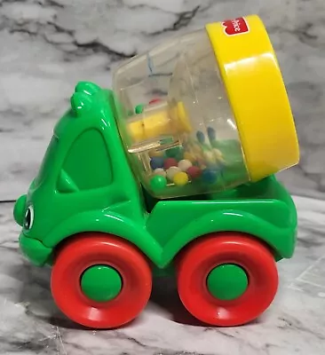 Vtg 1999 Fisher-Price Cement Mixer. Tank Turns. Beads Rattle. Wheels Roll. EUC. • $7