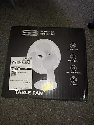 £2.50 • Buy S3 30cm Table Fan