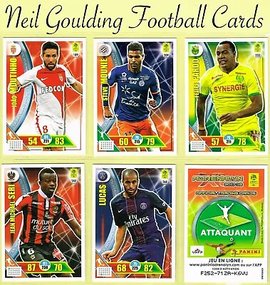 Panini LIGUE 1 [FRANCE] 2017-2018 ☆ ADRENALYN XL ☆ Football Cards #181 To #270 • £0.99