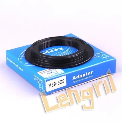 Macro Lens Adapter Suit For Leica M39 Lens To Canon EOS Camera • $6.63