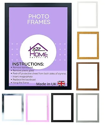 £13.99 • Buy Poster Wall Frames Modern A1 A2 A3 A4 Photo Picture Frame BLACK OAK WHITE 