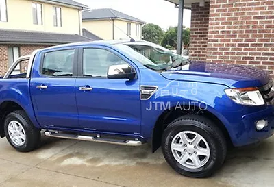 Running Boards Side Steps 3  Stainless Steel To Suit Ford Ranger OEM 2011-2022 • $299