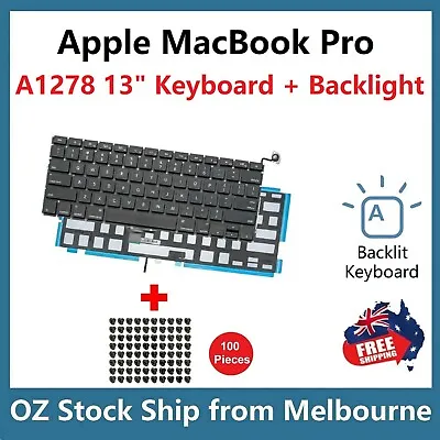 Keyboard For Apple MacBook Pro 13  Unibody A1278 2009 2010 2011 2012 Backlit US • $27