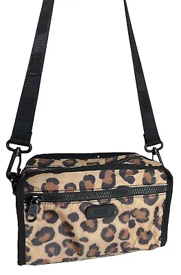 Ugg Janie II Small Crossbody Bag Purse Leopard W/ Black Trim • $34.99