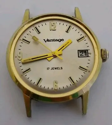 1970s Vantage By Hamilton Men's Watch Durowe 7422 Manual Wind Movement Running  • $49