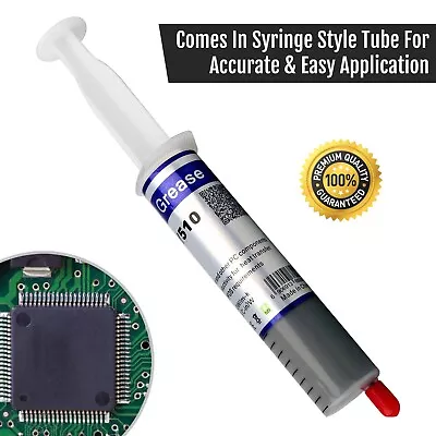 Thermal Paste Silicone Heatsink Compound Cooling Grease Syringe For PC Processor • £2.99