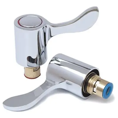 Basin Sink Tap Lever Head Conversion Kit 1/2  - Twin Bathroom Sink Lever Tap • £13.99