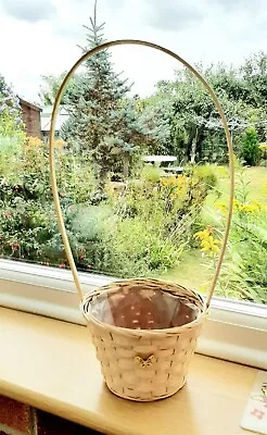 £6 • Buy Wicker Basket Butterfly Easter Eggs Gifts Plants