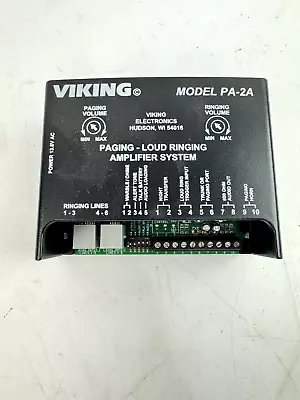 Viking Electronics Paging Amplifier Loud Ringer (PA2A) • $94.95