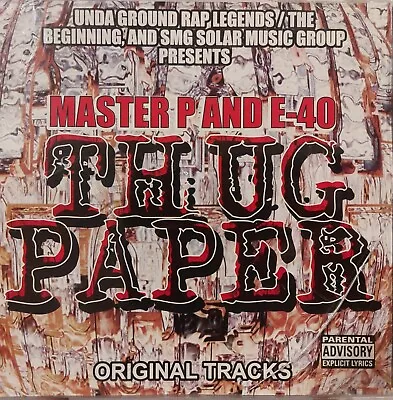 Master P And E-40 : Thug Paper - Audio CD • $9.99