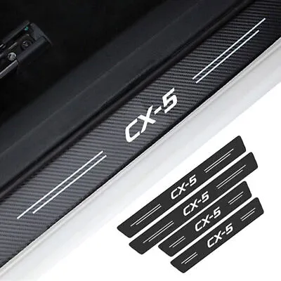 4pcs CX-5 Emblem Car Door Sill Pedal Anti Scratch Decal Sticker For Mazda CX5 • $10.09
