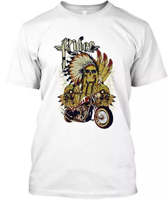 Red Indian T-Shirt Made In The USA Size S To 5XL • $22.87