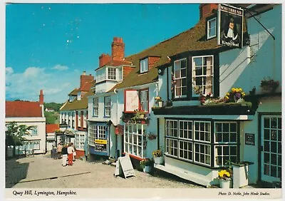Hampshire; Kings Head Quay Hill Lymington 2DH 116 PPC By Hinde Unused C 80's • £2.50
