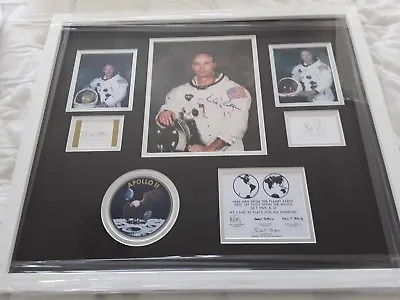 Apollo 11  Signed By Neil Armstrong Buzz Aldrin Collins • £2695
