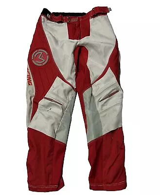 Vintage Moose Racing Moto Cross Pants MX Biking Off Road Padded Motorcycle Sz 32 • $42.49