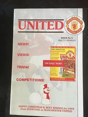 Manchester United Supporters / Members Club Newsletter (Number 5)  • £1